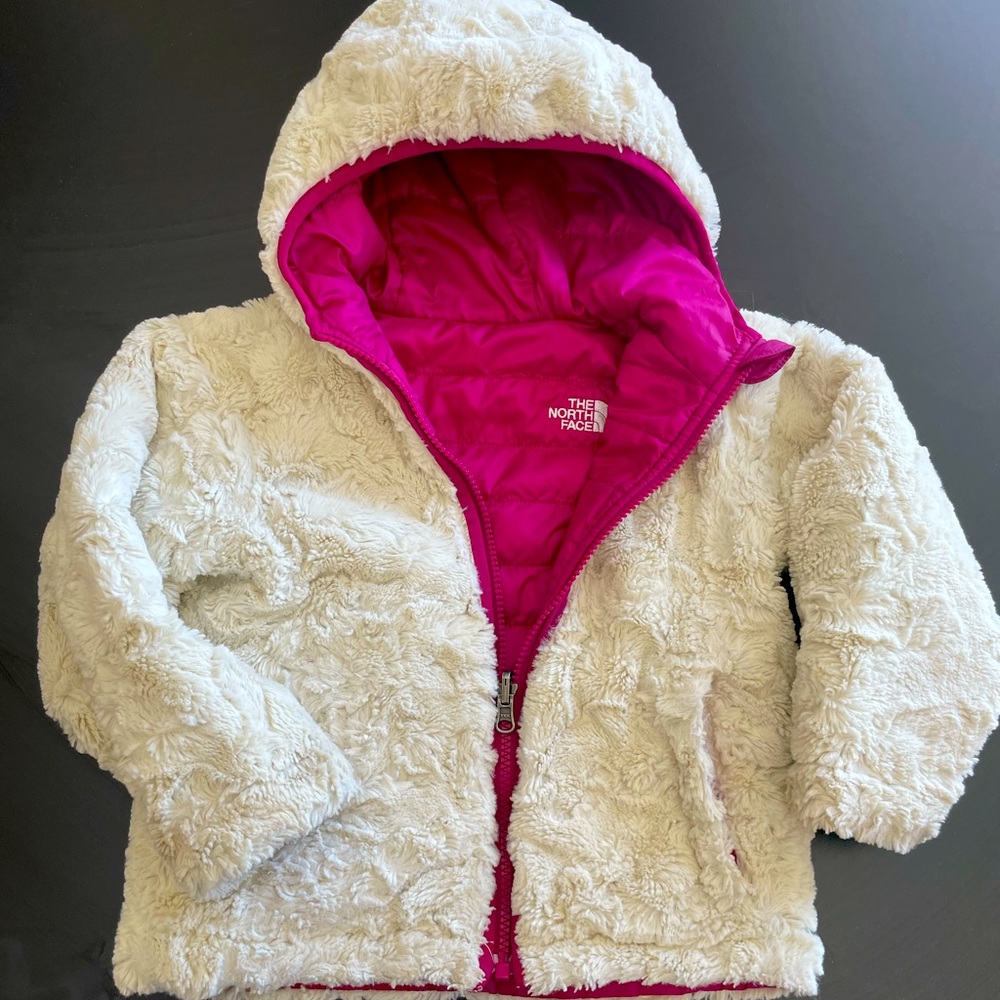 COPY - North Face Reversible Hooded Puffer Jacket with Silken Fleece and Taffet…